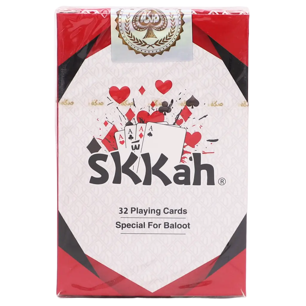 Skkah Baloot Playing 32 Cards  Red Edition - view 3