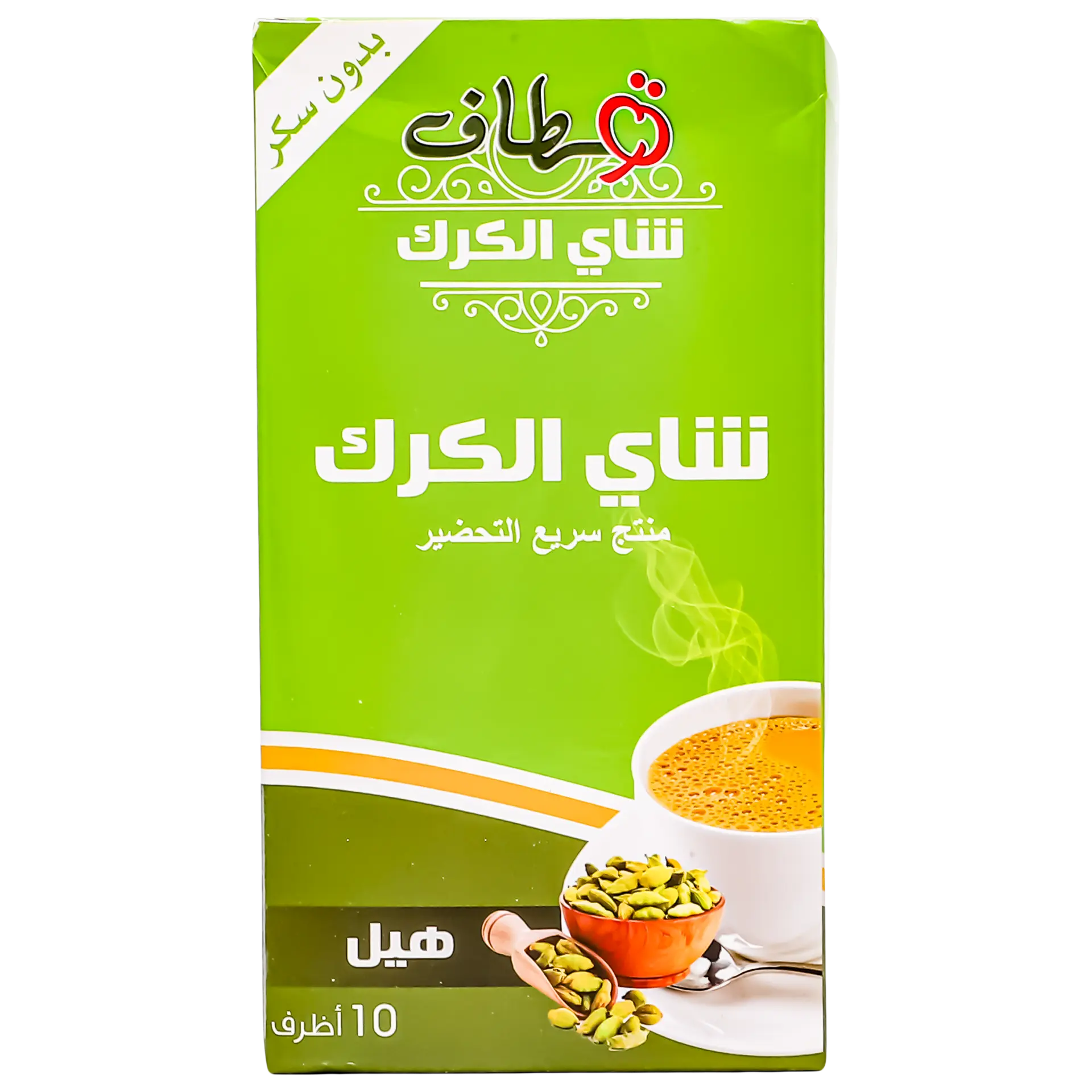 Qetaf Karak Tea Cardamom Without Sugar 10 Sachets 14 gm - view 2