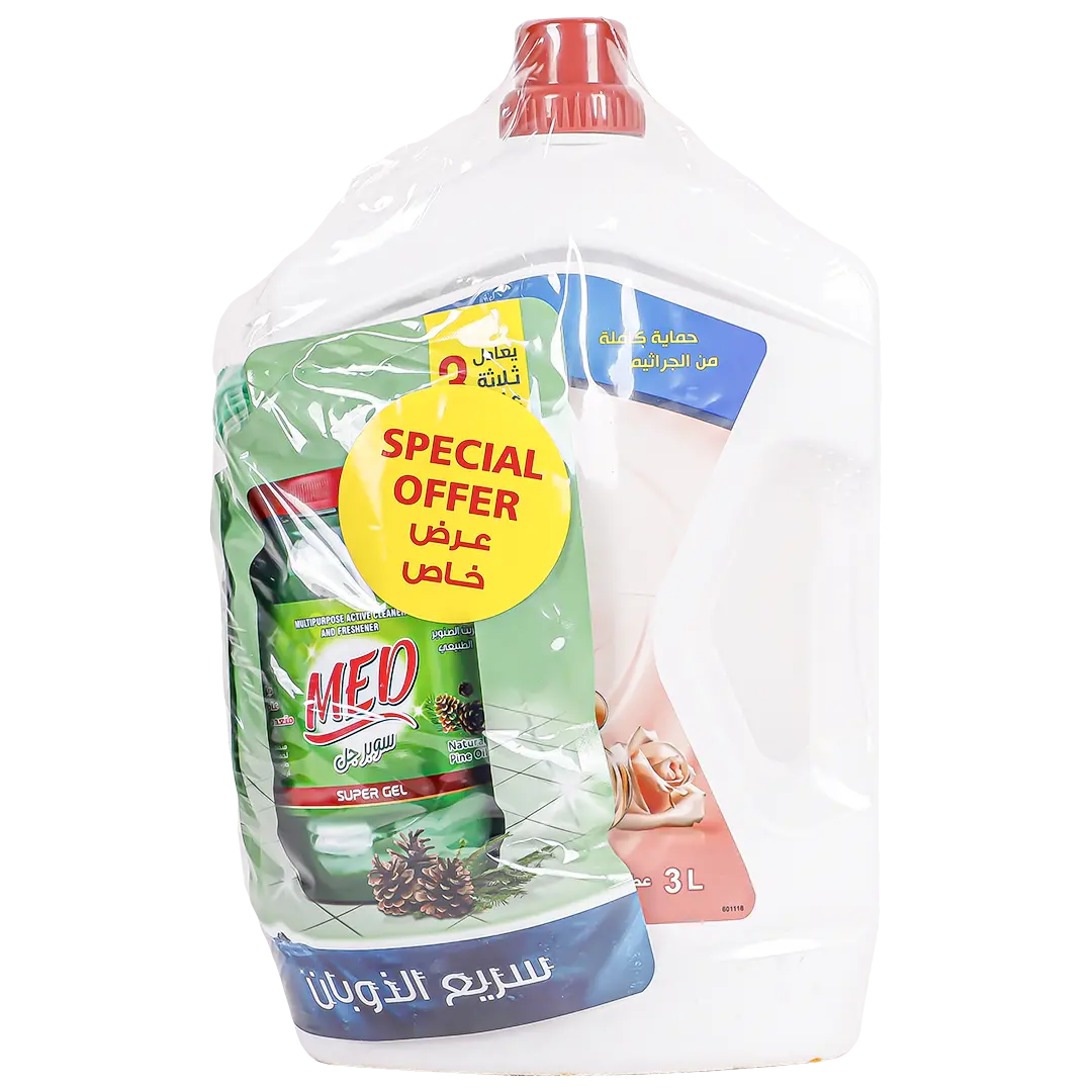 مد مطهر ارضيات عطر فرنسي 3 لتر+ جل منظف 300 جم مجانا - view 3