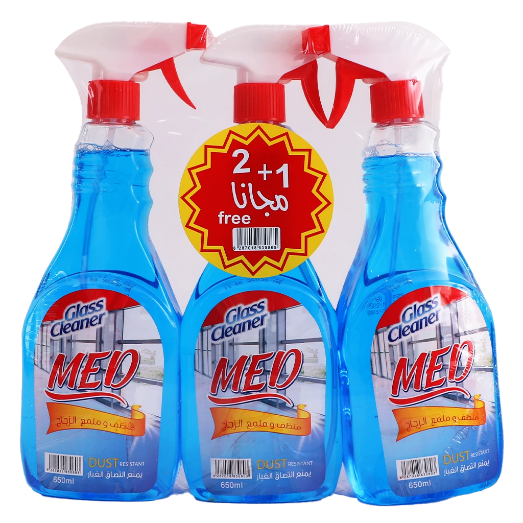 Med Glass Cleaner 2+1 Free 650 ml