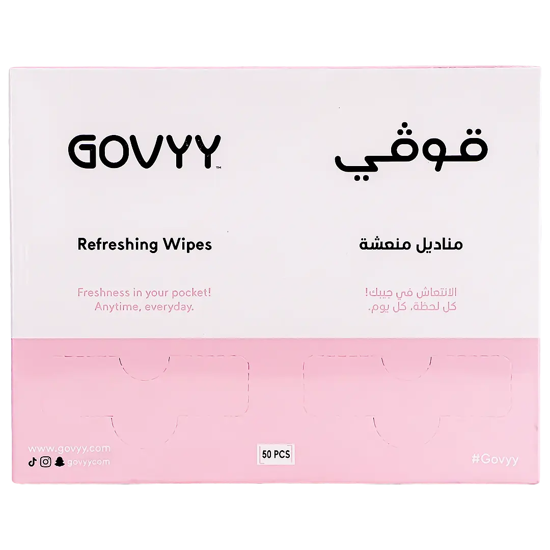 Govyy Refreshing Hand Cleaning On the Go Wipes 50 Wipes - view 2