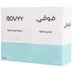 Govyy Refreshing Hand Cleaning On the Go Wipes 50 Wipes