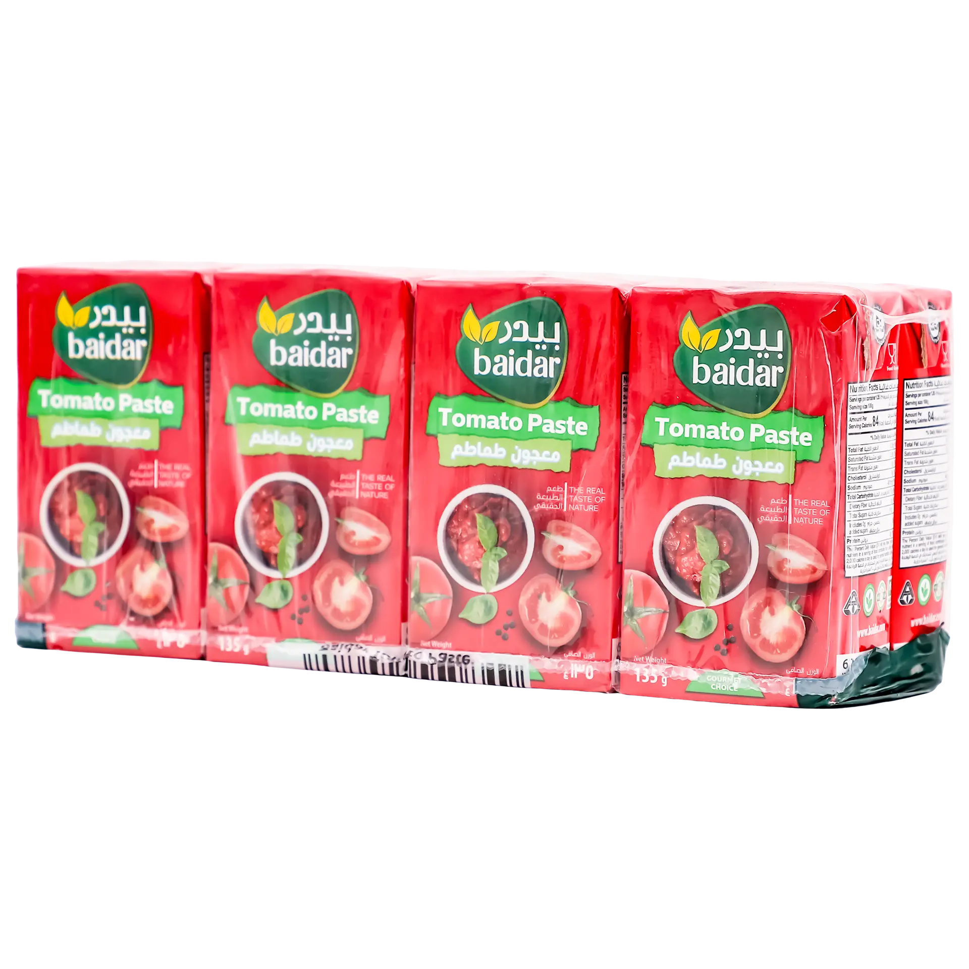 Baidar Tomato Paste Tetra 8 Pcs 135 gm - view 1