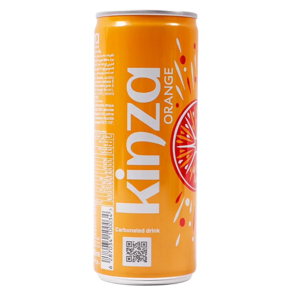 Kinza Soft Drink Orange 250 ml - view 2