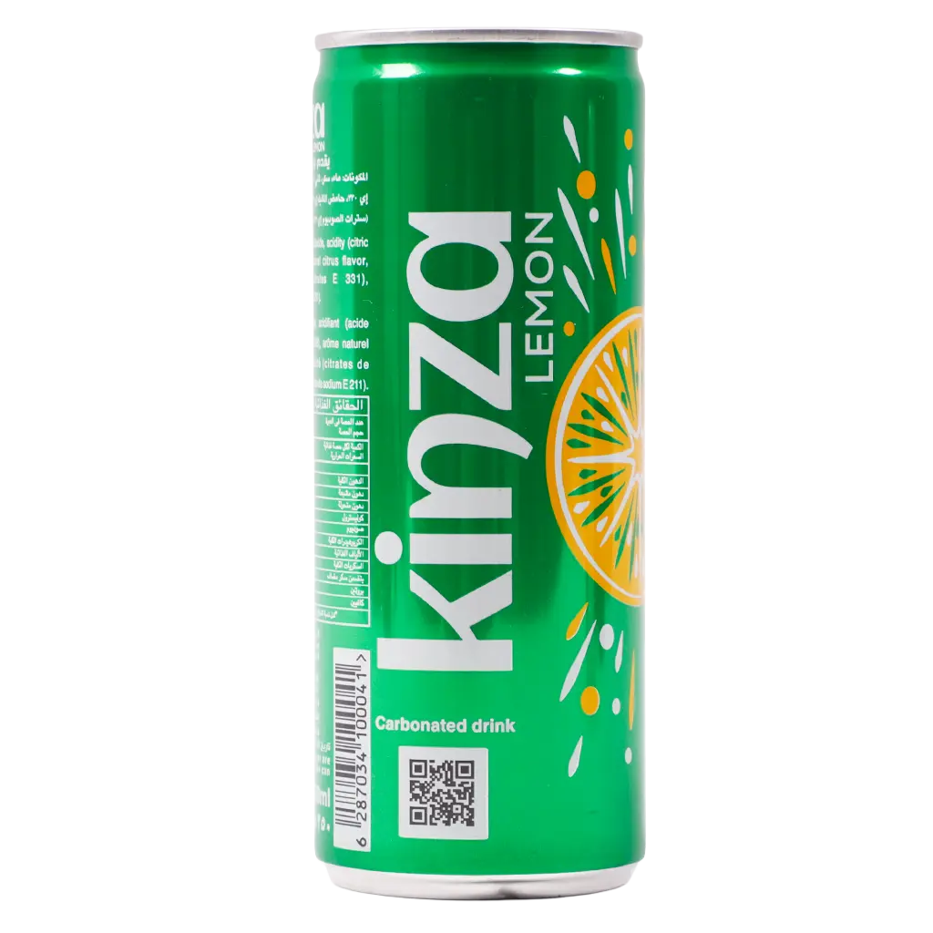 Kinza Soft Drink Lemon 250 ml - view 2