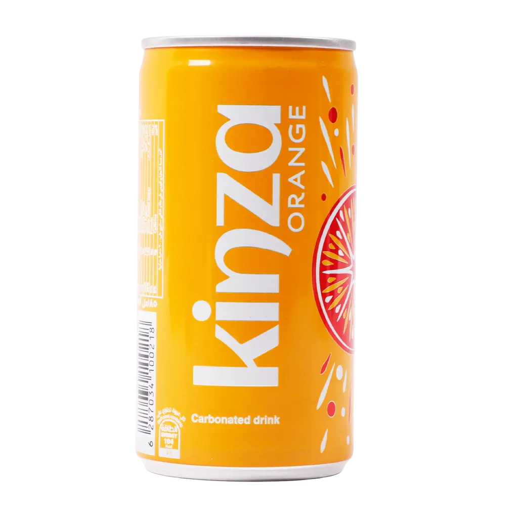 Kinza Soft Drink Orange 185 ml - view 2