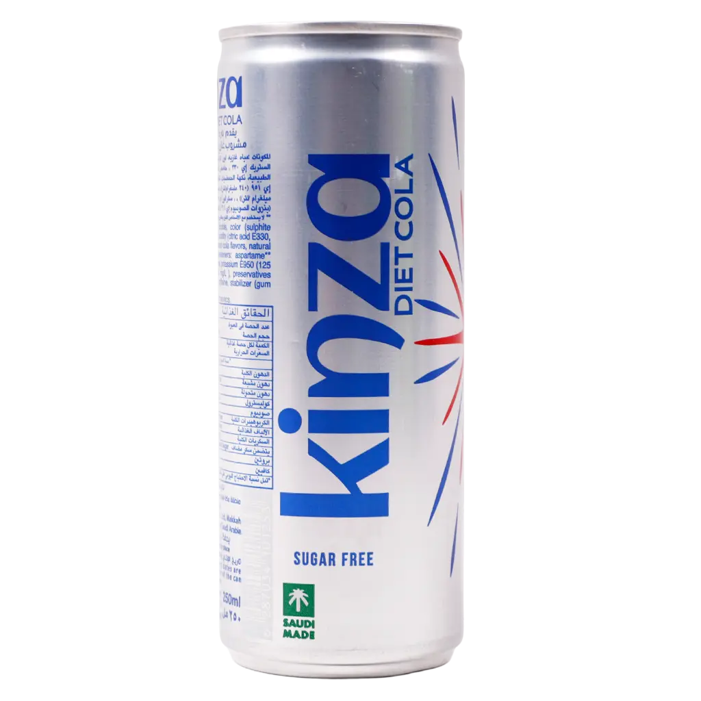 Kinza Soft Drink Cola Diet 250 ml - view 2