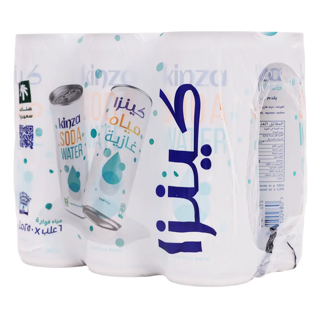 Kinza Soda Water 6 pcs 250 ml - view 1