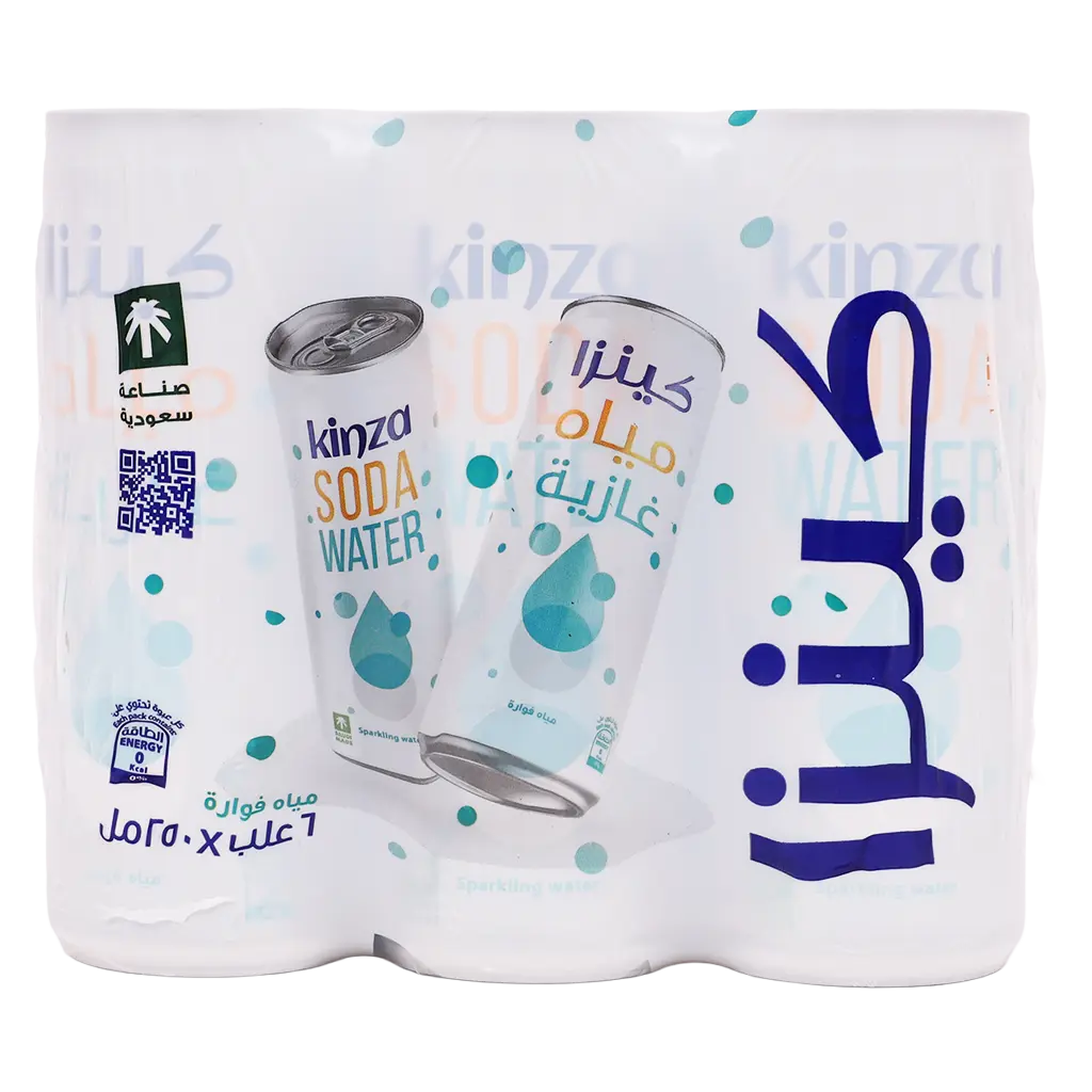 Kinza Soda Water 6 pcs 250 ml - view 2