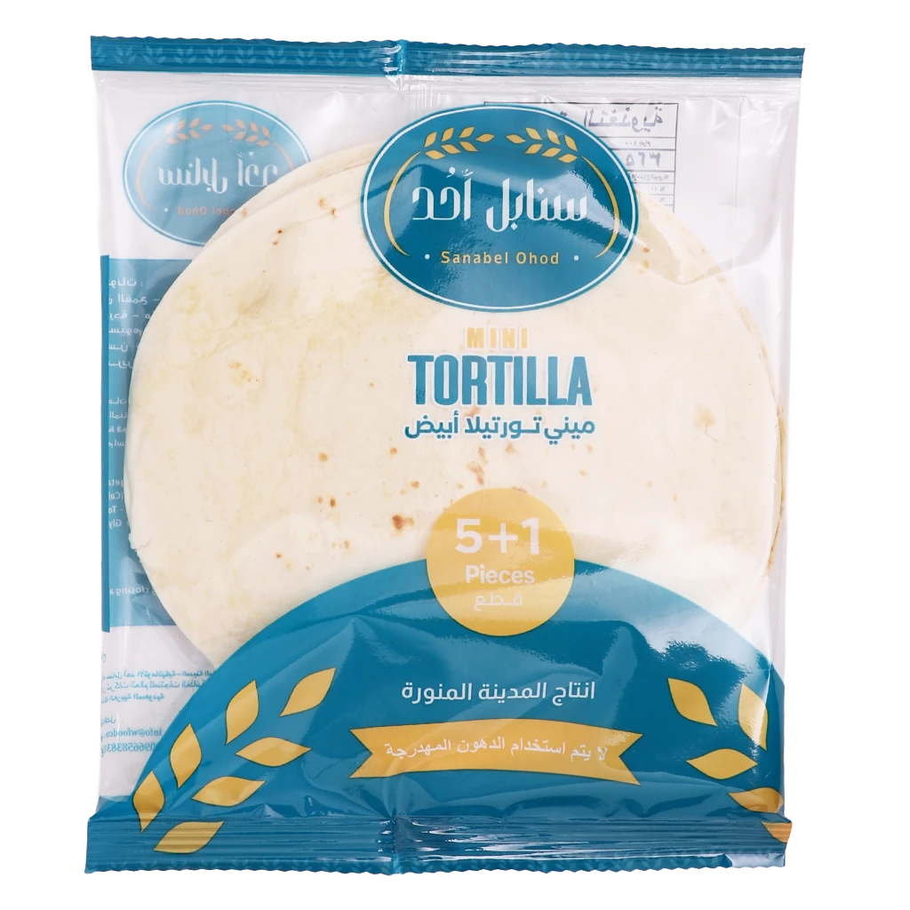 Sanabel Ohod Tortilla Mini White  6 Pcs 120 gm