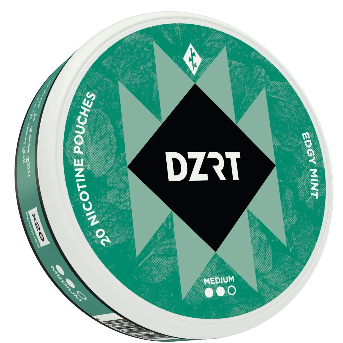 DZRT Nicotine Edgy Mint Medium 6mg 20 Pouch - view 4