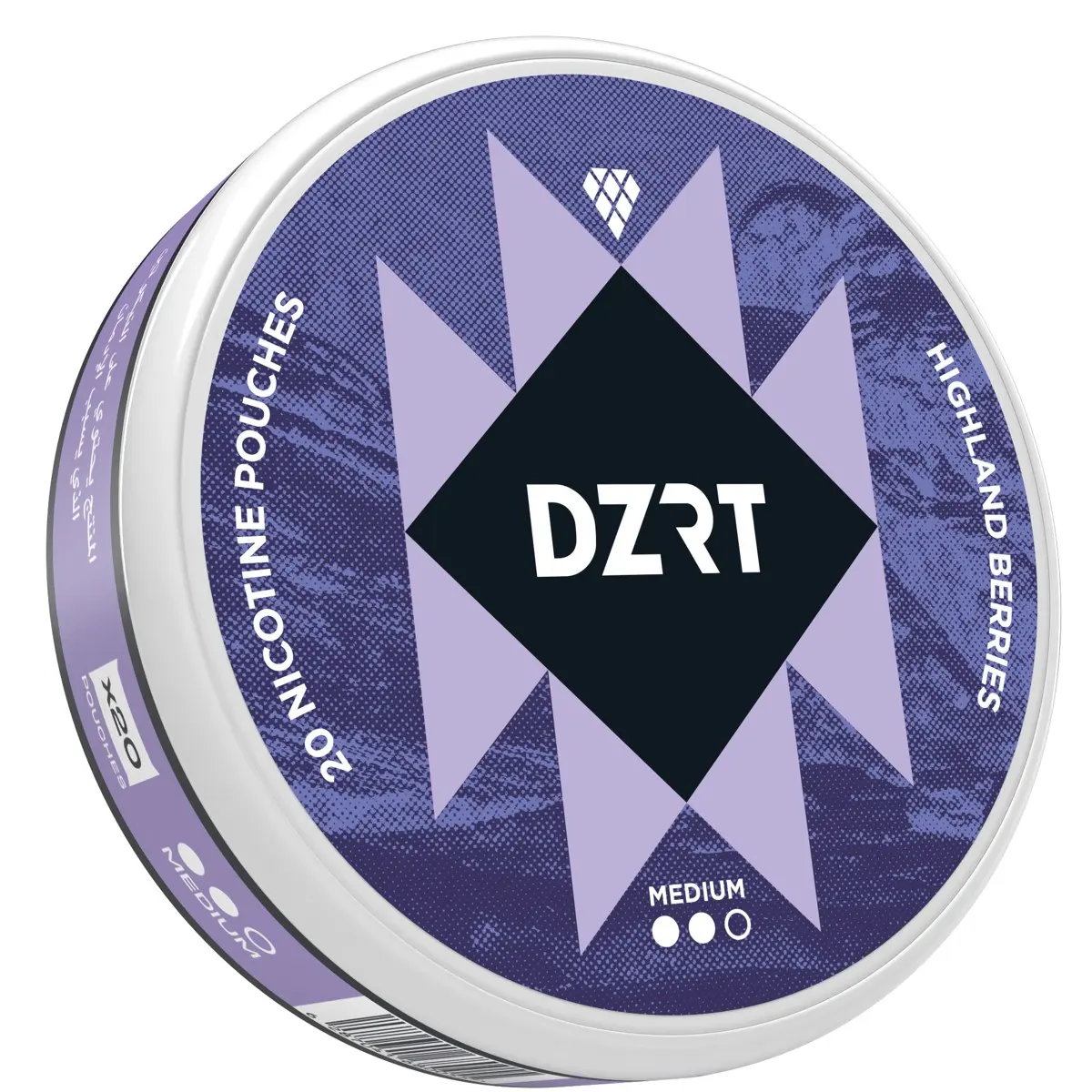 DZRT Nicotine Highland Berries Medium 6mg 20 Pouch - view 5