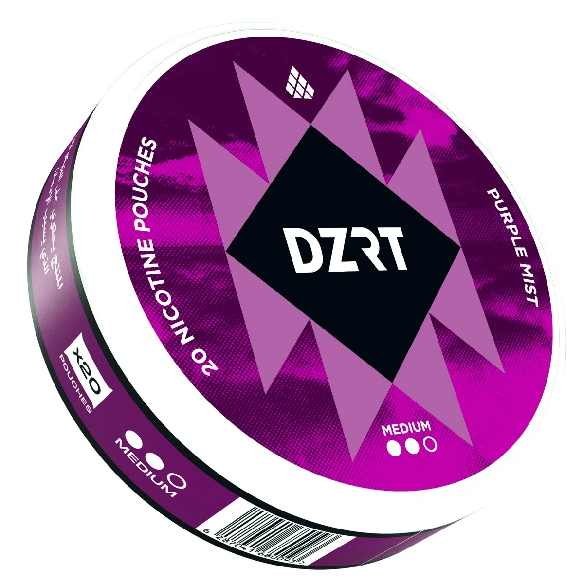 DZRT Nicotine Purple Mist Medium 6mg 20 Pouch