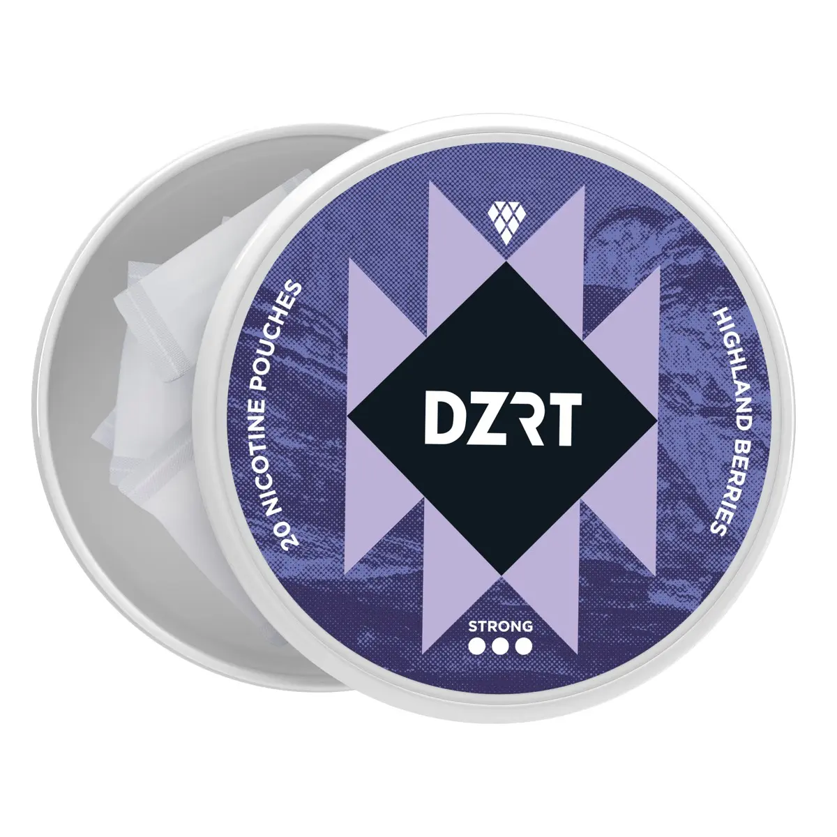 DZRT Nicotine Highland Berries Strong 10mg 20 Pouch - view 9