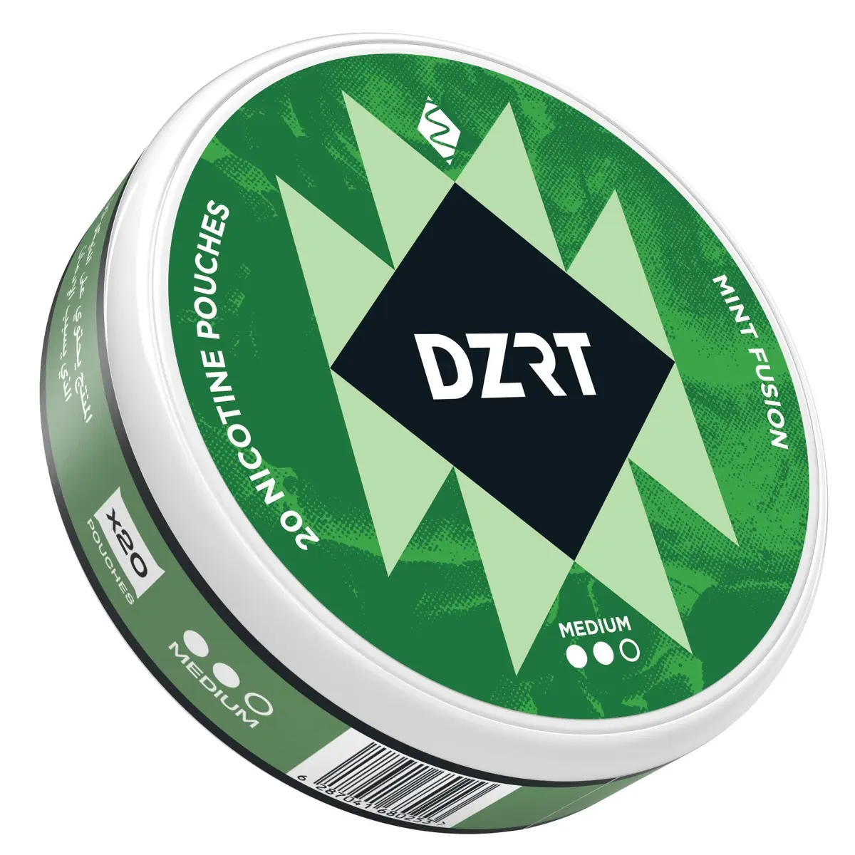 DZRT Nicotine Mint Fusion Medium 6 mg  20 Pouch - view 1