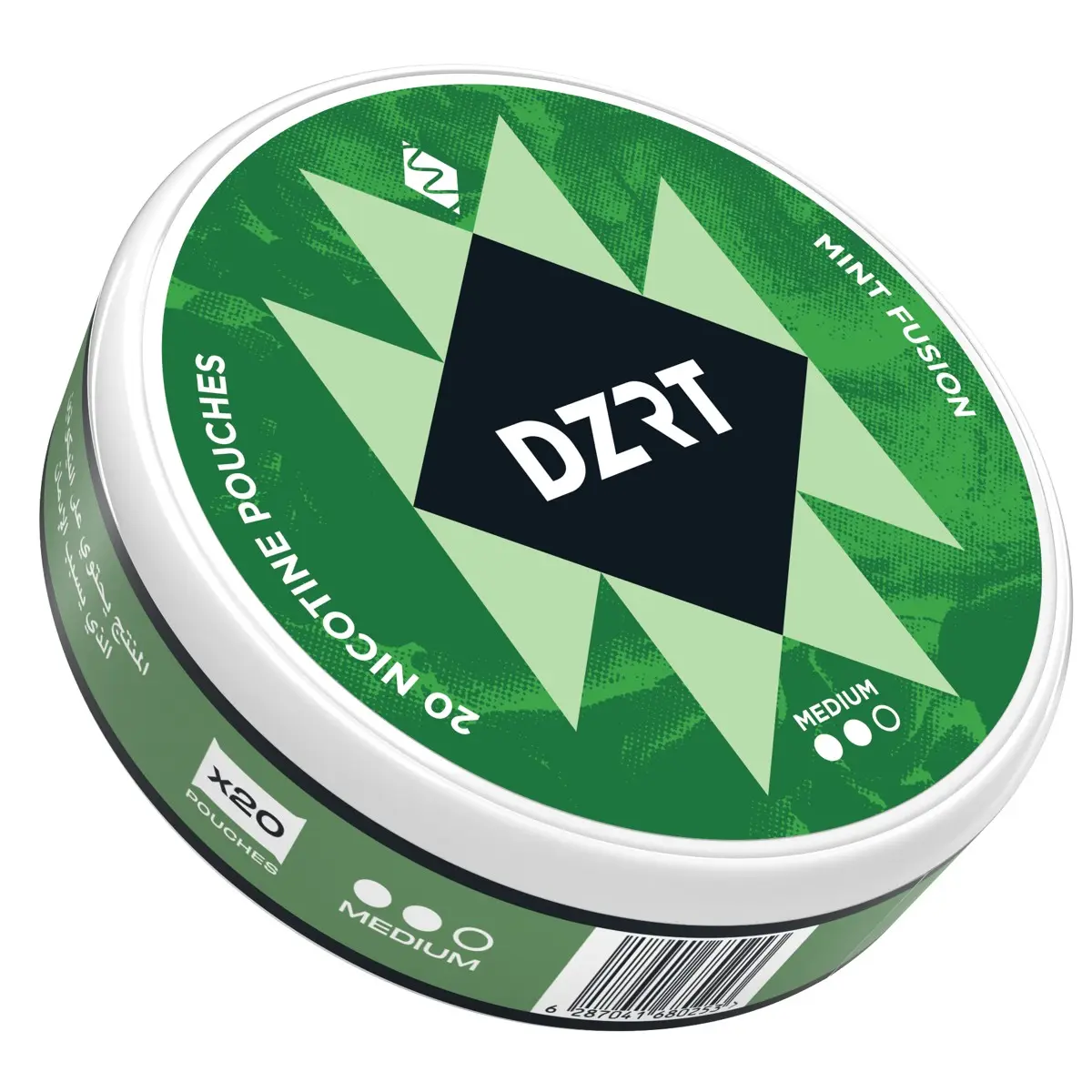 DZRT Nicotine Mint Fusion Medium 6 mg  20 Pouch - view 4
