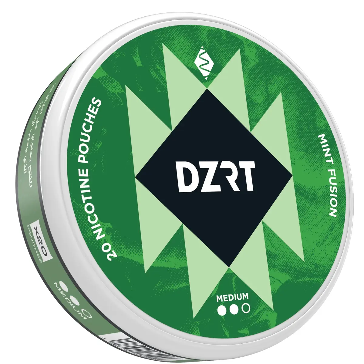 DZRT Nicotine Mint Fusion Medium 6 mg  20 Pouch - view 5