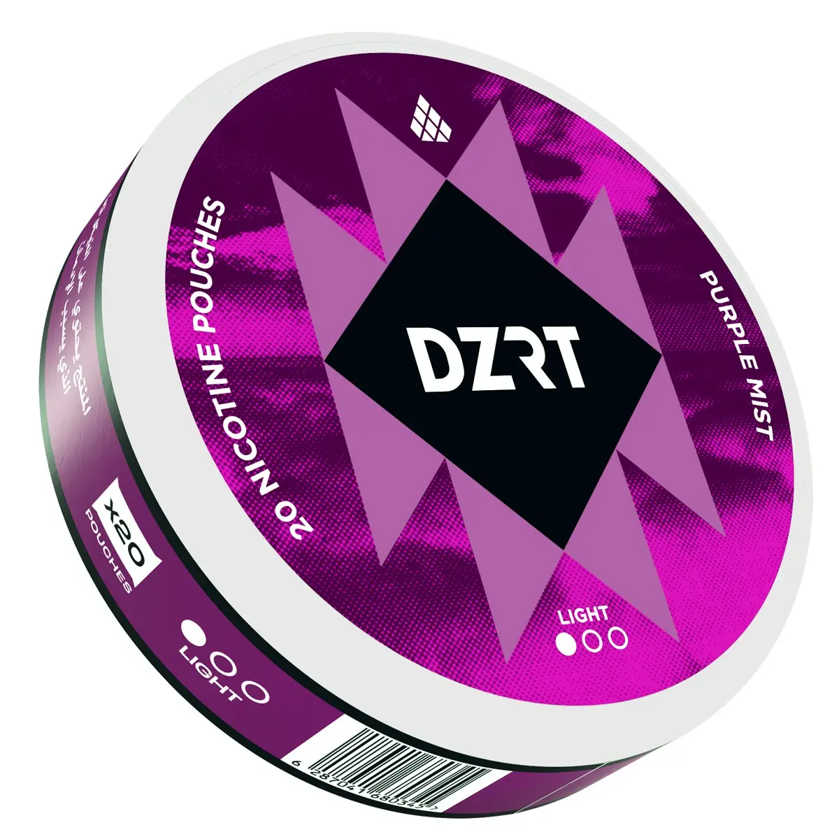 DZRT Nicotine Purple Mist Light 3mg 20 Pouch - view 1