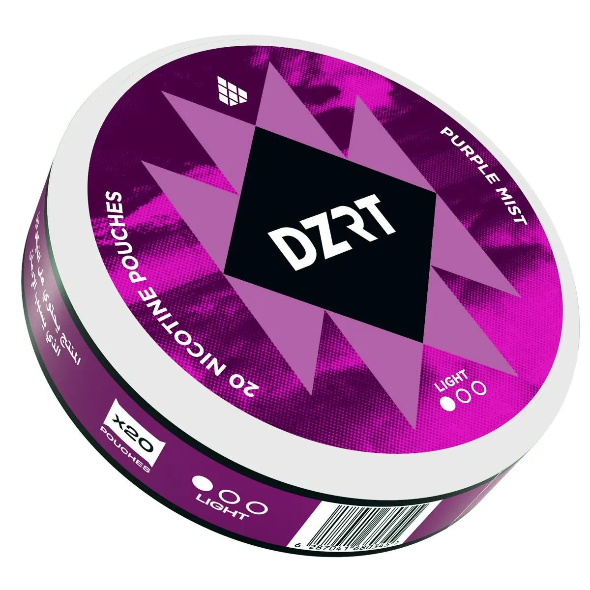 DZRT Nicotine Purple Mist Light 3mg 20 Pouch - view 4