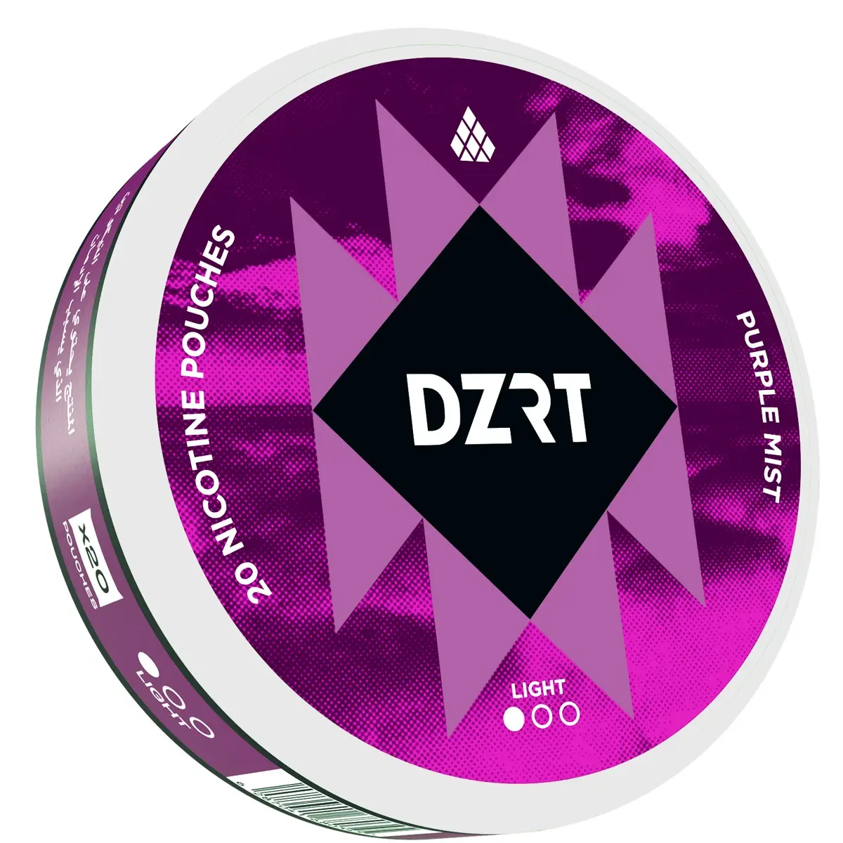 DZRT Nicotine Purple Mist Light 3mg 20 Pouch - view 5