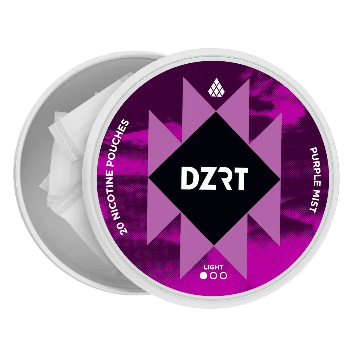 DZRT Nicotine Purple Mist Light 3mg 20 Pouch - view 2