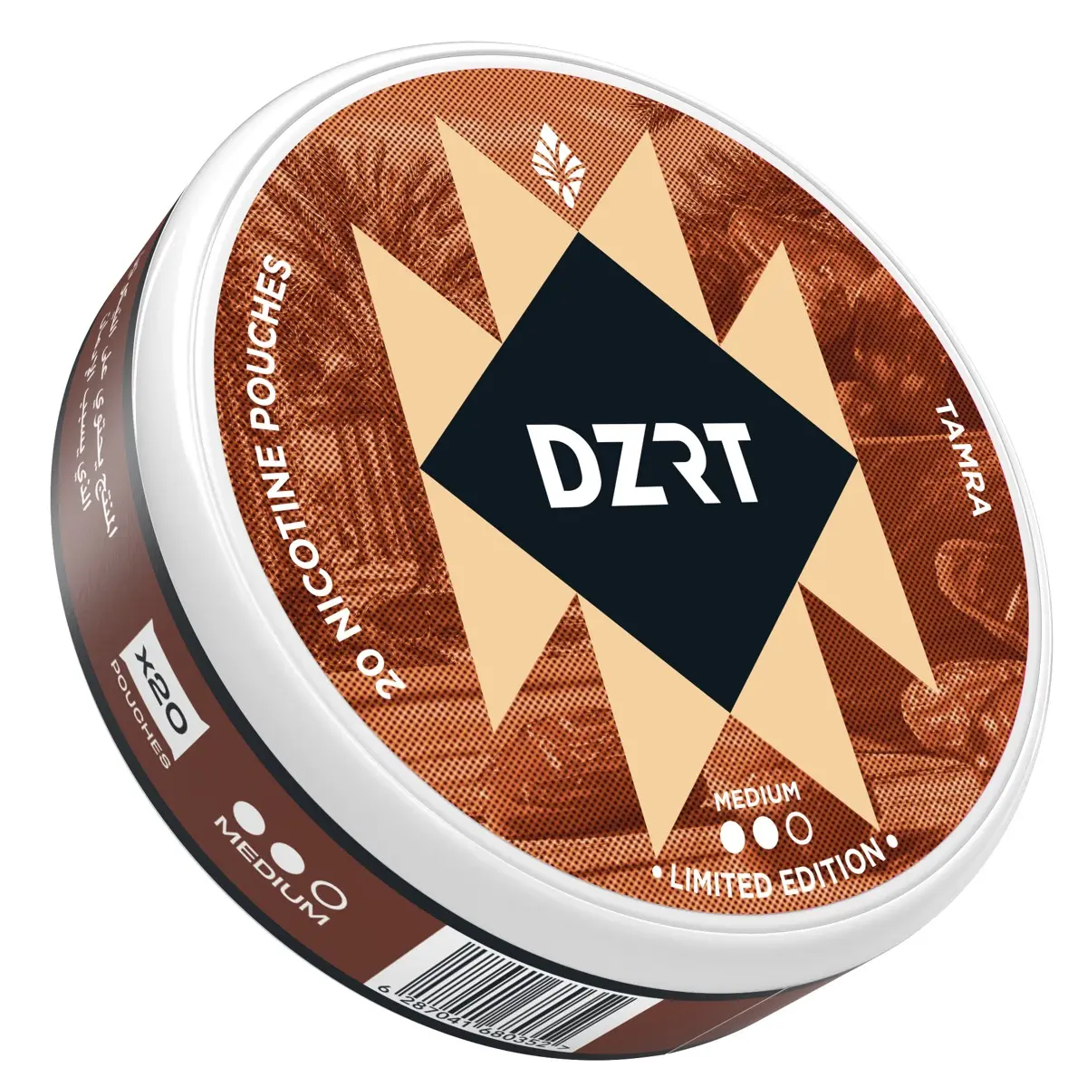 DZRT Nicotine Tamra Medium 6mg 20 Pouch - view 1