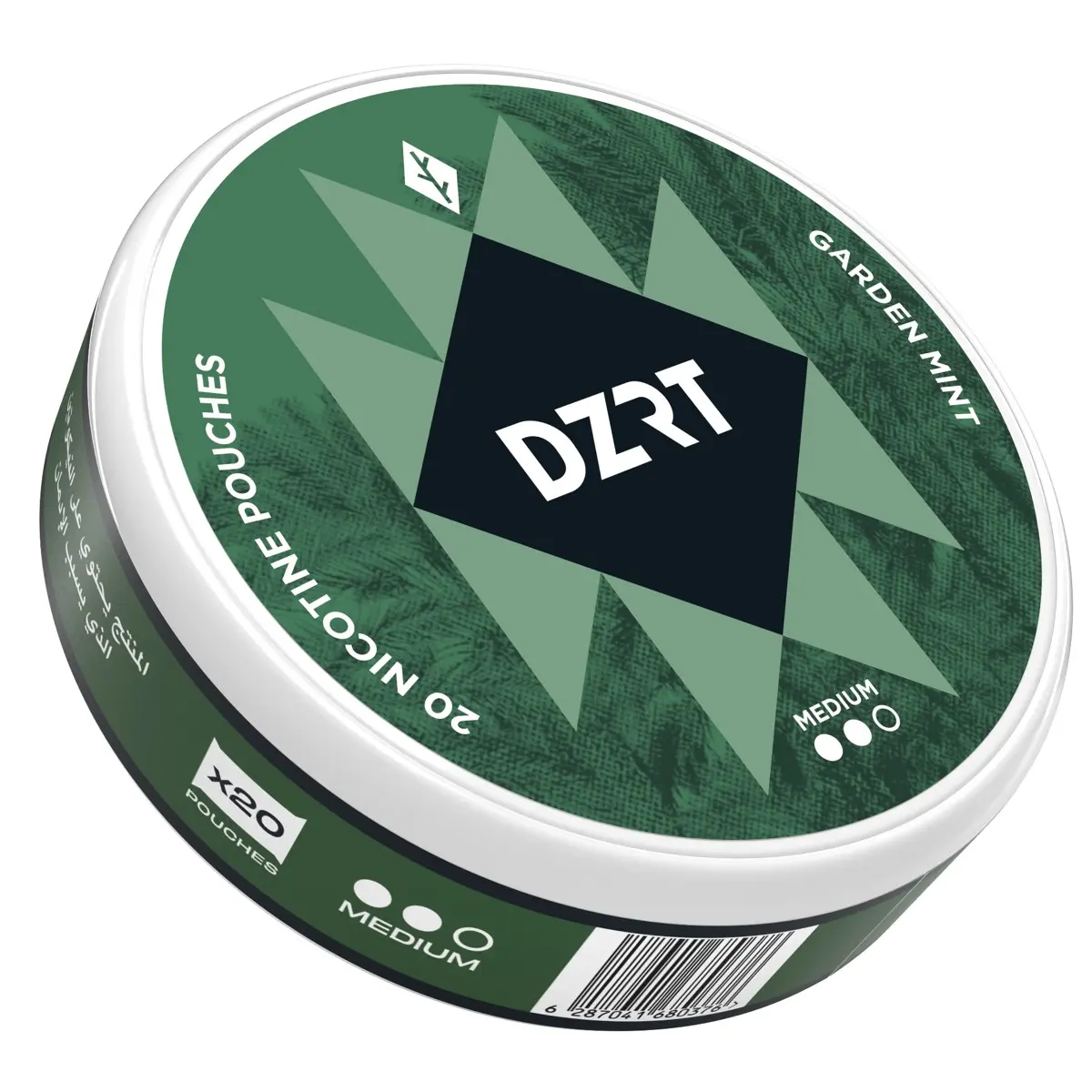 DZRT Nicotine Garden Mint Medium 6 mg 20 Pouch - view 1