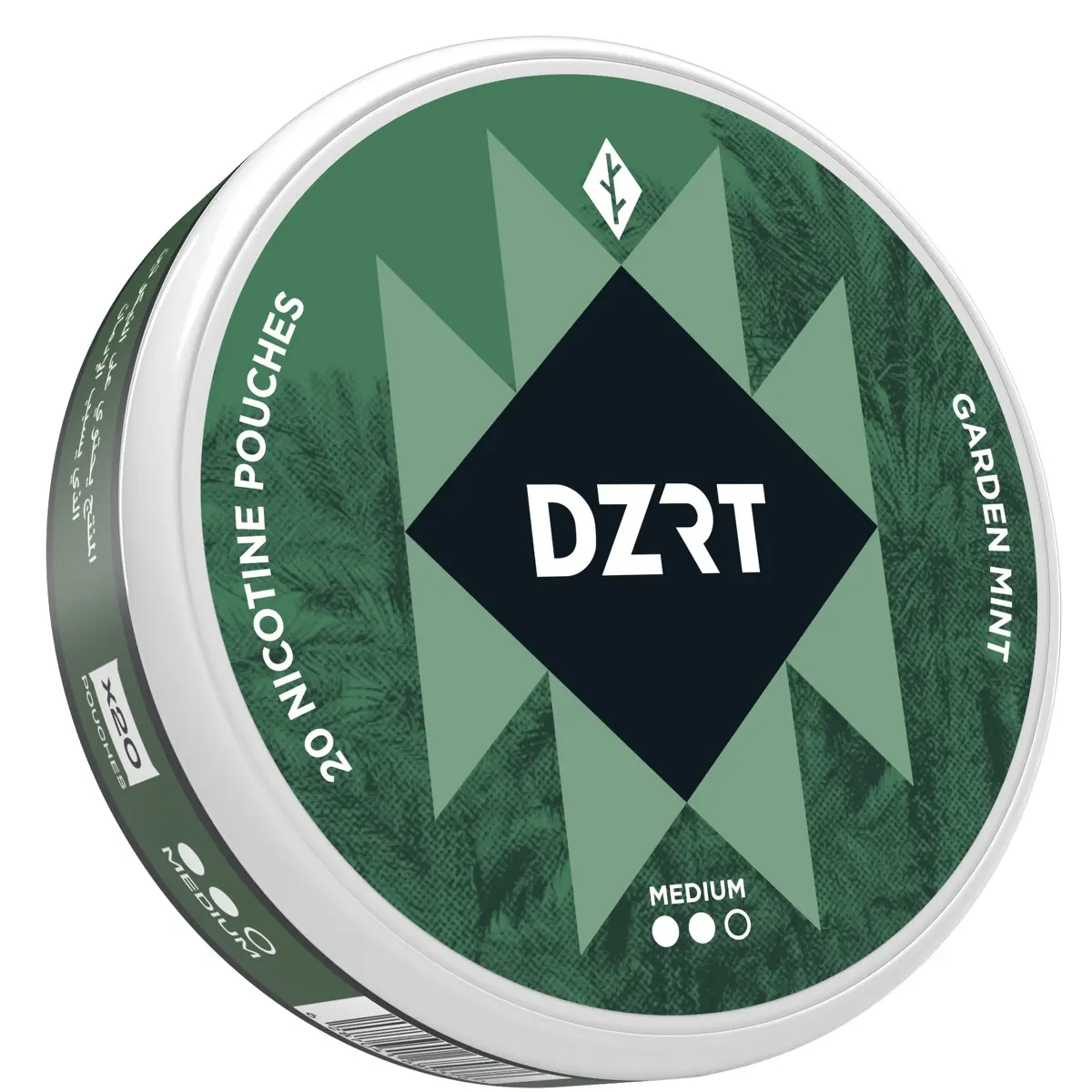 DZRT Nicotine Garden Mint Medium 6 mg 20 Pouch - view 4