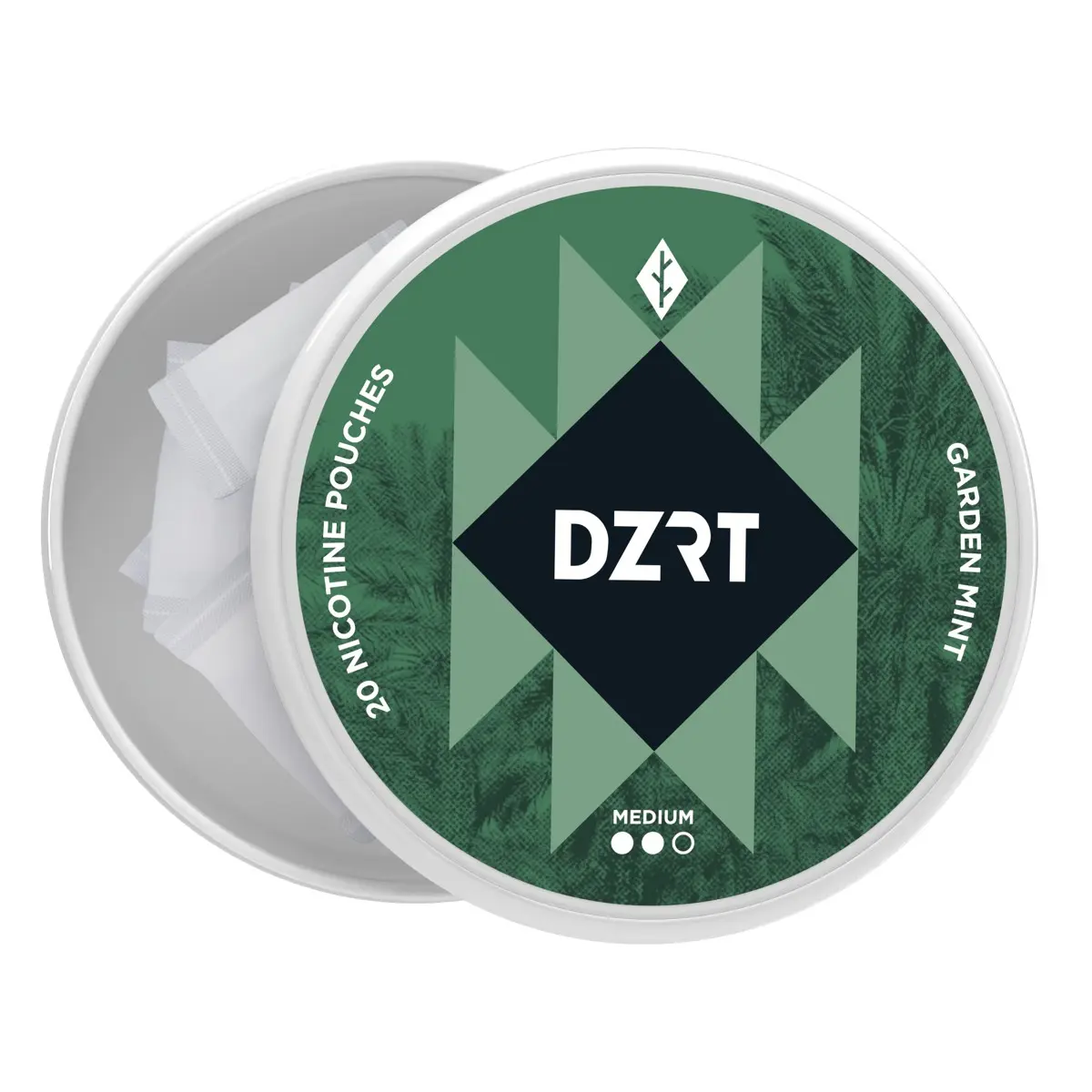 DZRT Nicotine Garden Mint Medium 6 mg 20 Pouch - view 8