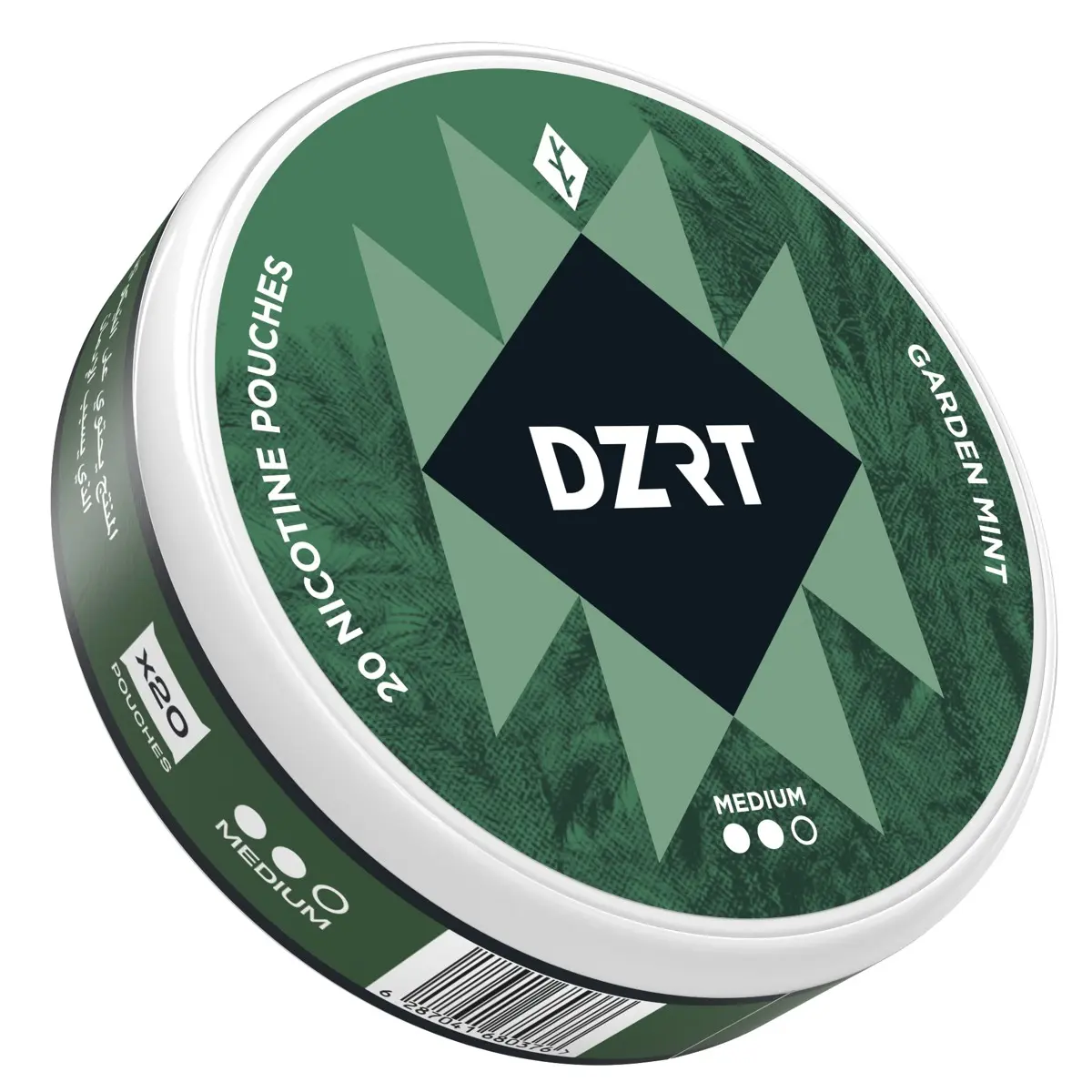 DZRT Nicotine Garden Mint Medium 6 mg 20 Pouch - view 9