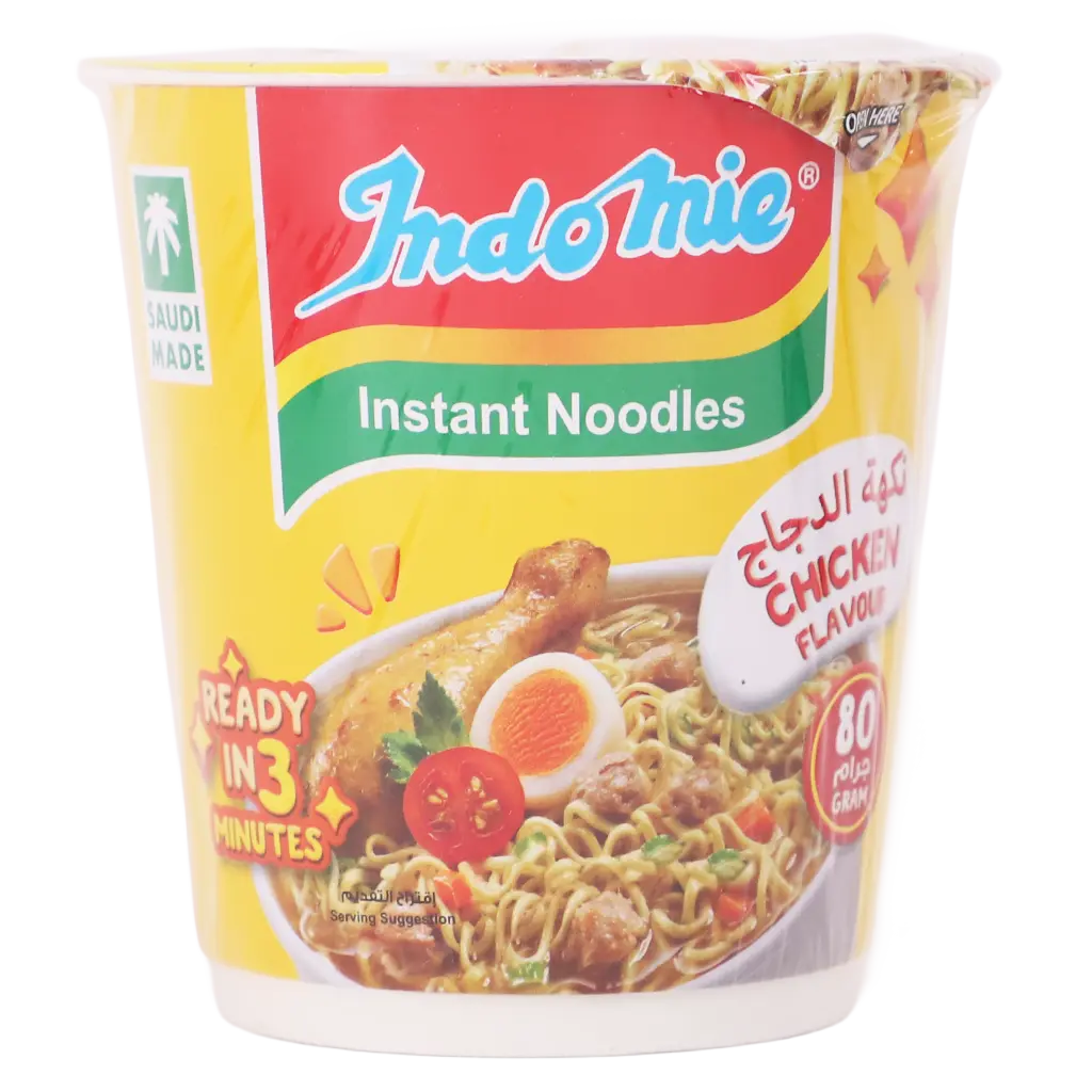 Indomie Cup Noodle Chicken Flavour 80 gm  - view 1