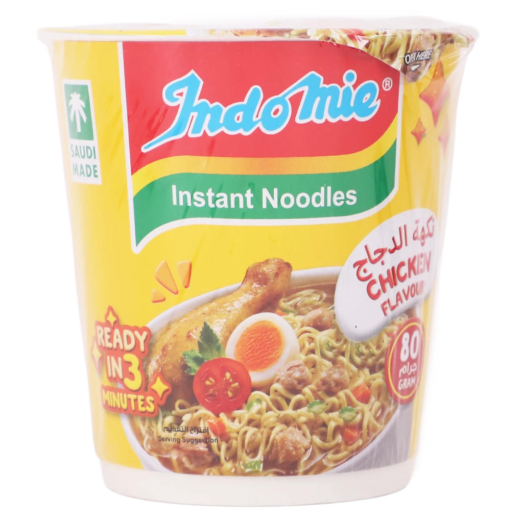 Indomie Cup Noodle Chicken Flavour 80 gm 