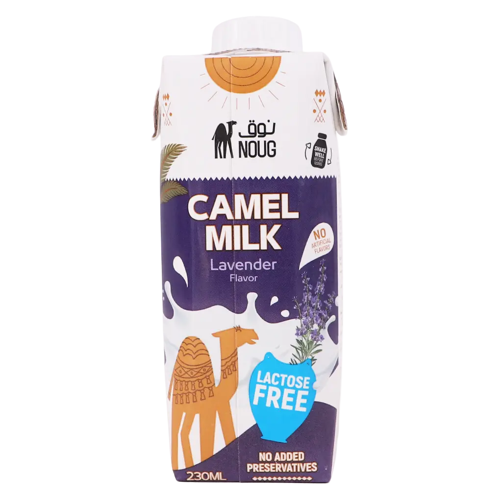 Noug Long Life Lavender Camel Milk 230 ml - view 3