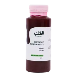 الحطب طازج عصير شمندر و رمان 250 مل
