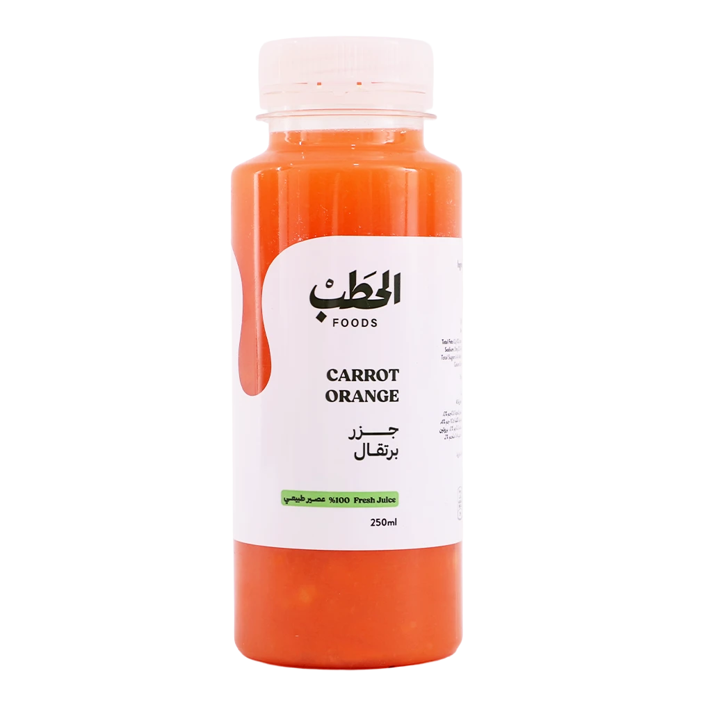 Alhatab Fresh Juice Carrot & Orange Juice 250 ml