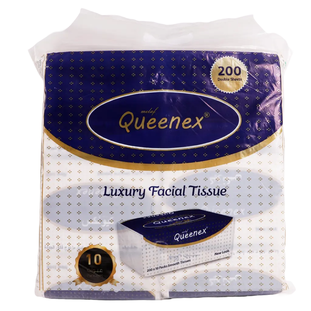 Queenex Facial Tissues Double 2 ply 10 pcs 200 tissues - view 2