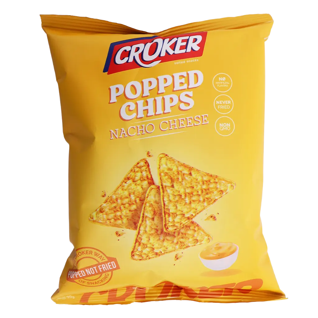 Croker Popped Chips Nacho cheese 30 gm - view 2