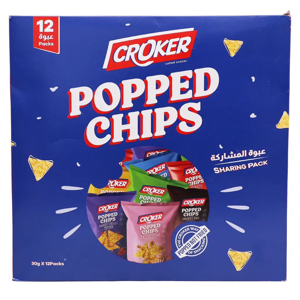 Croker Popped Chips Sweet & Chili Lime Mix 12 pcs 30 gm - view 2