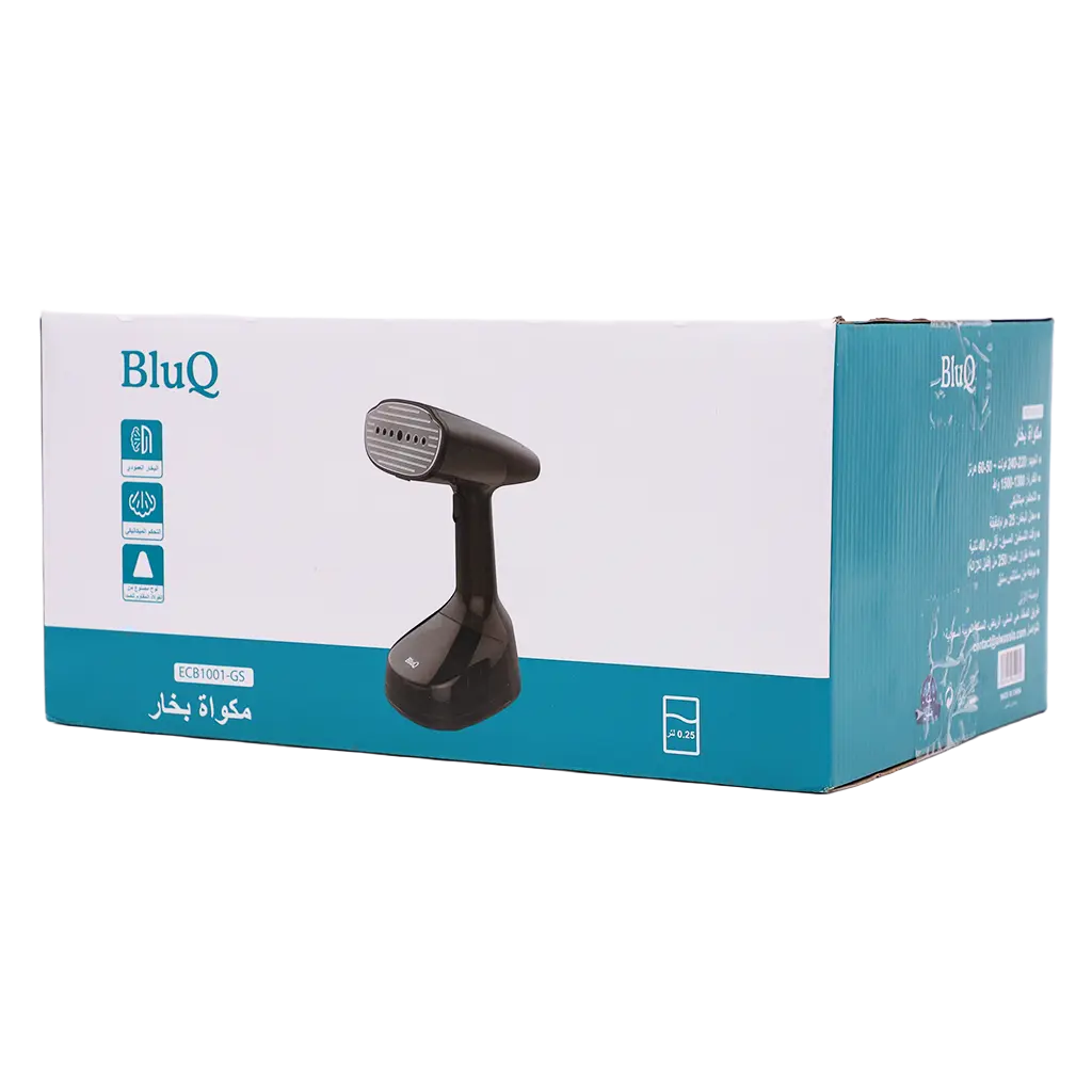BluQ Manual Steam Iron Stainless steel for Plate 250 ml 1400 W - view 2