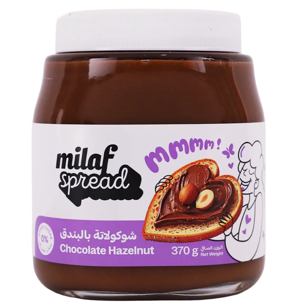 Milaf Date Chocolate Hazelnut Spread No sugar added 370 gm
 - view 1
