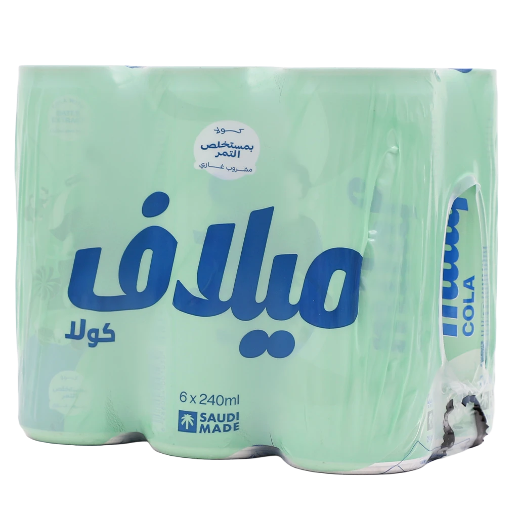 Milaf Cola  Soft Drink  6 Pcs 240 ml