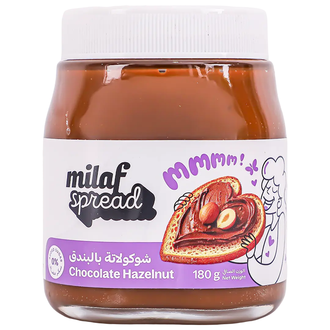 Milaf Date Chocolate Hazelnut Spread No sugar added 180 gm - view 1