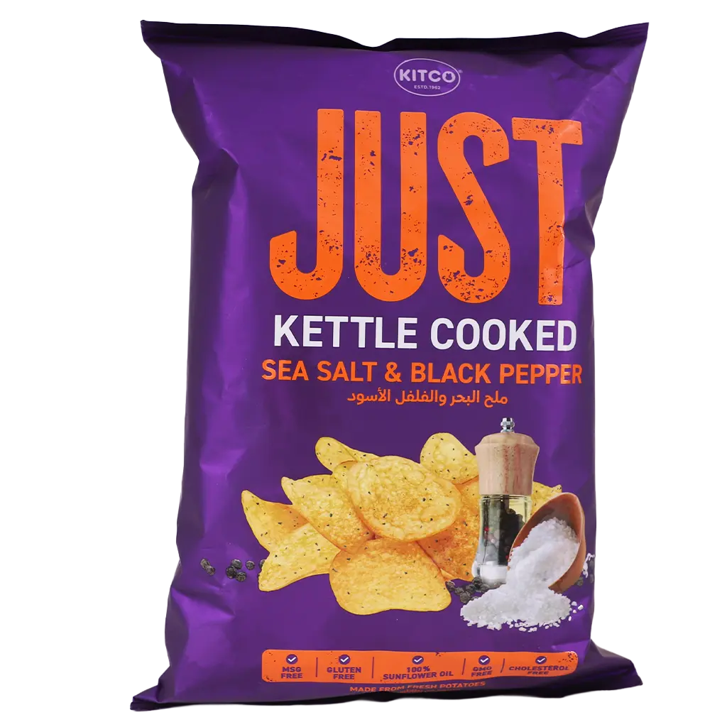 Kettle Cooked Sea Salt and Black Pepper 150 gm - view 1
