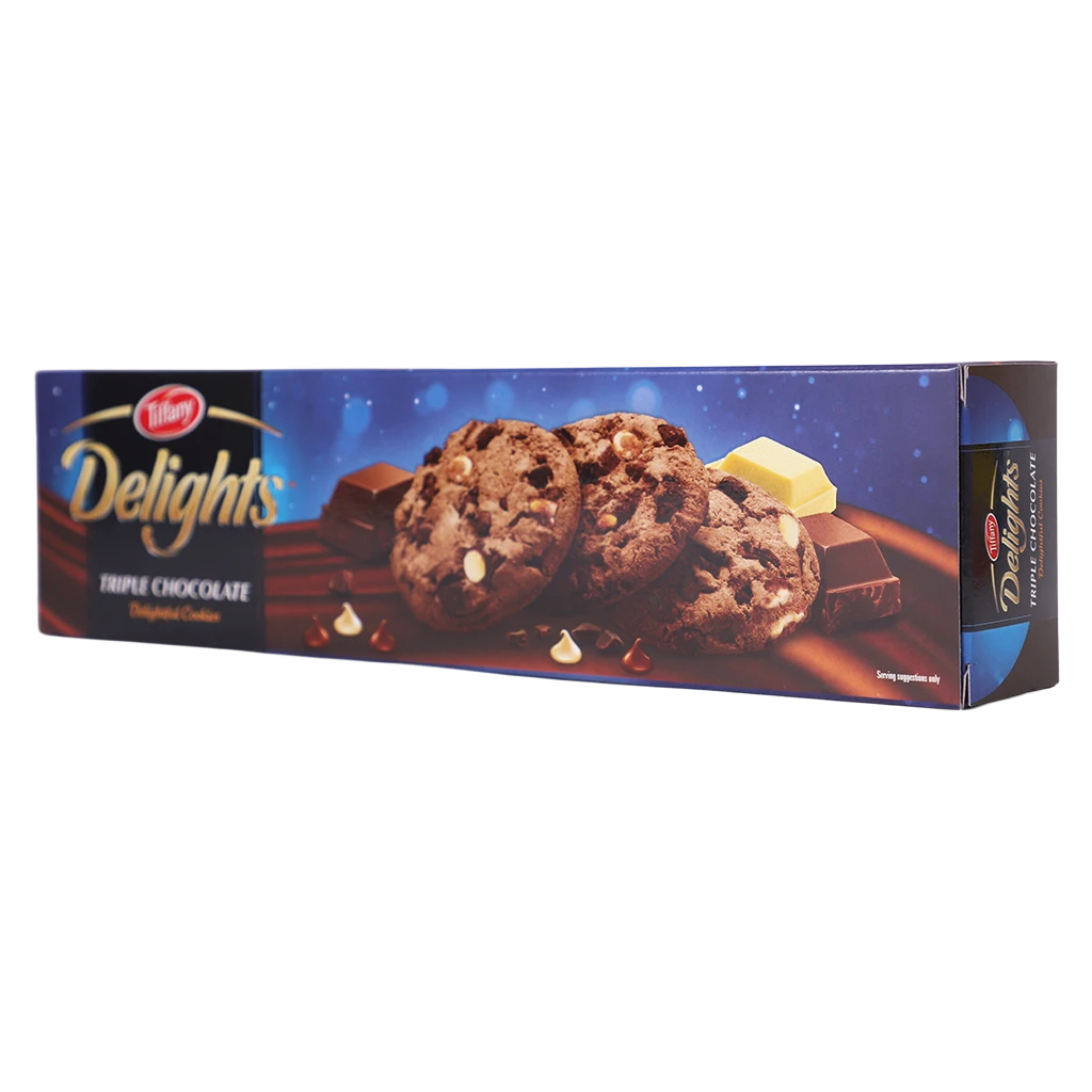 Tiffany Delights ChocoChips CookiesTriple Chocolate 90 gm
