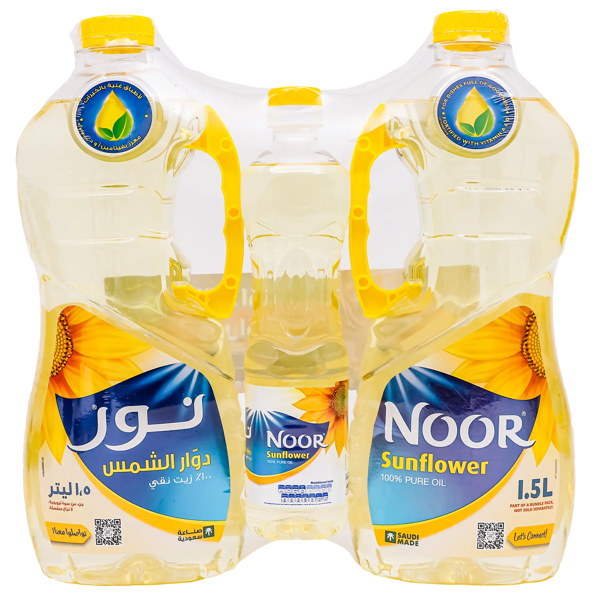 Noor Sunflower Oil 2 pcs 1.5 ltr and 500 ml Free - view 2