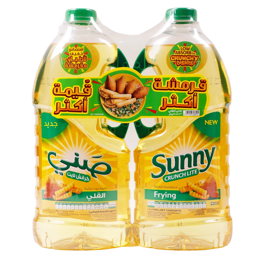 Sunny Blended Frying Vegetable oil 2 pcs 1.5 ltr