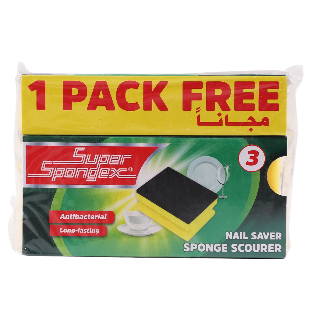 Suprex Dishwash Sponge 6+3 Free 9  pcs