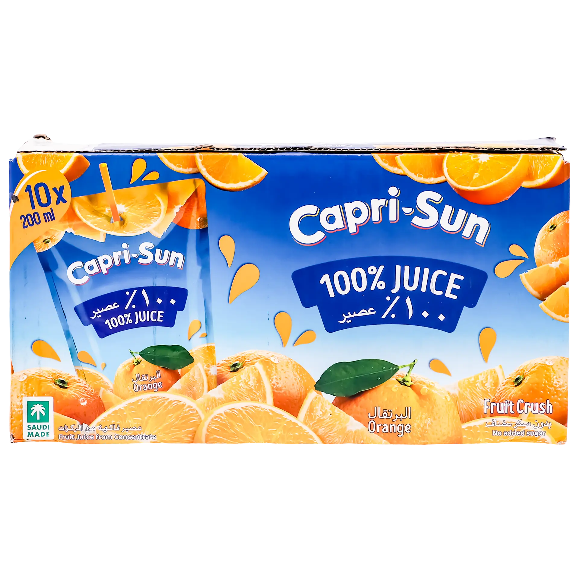 Capri Sun Orange Juice No Add Sugar Box 10 pcs 200 ml - view 3