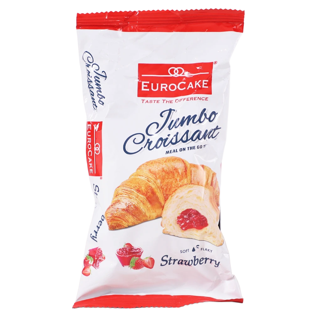 Eurocake Jumbo Croissants Strawberry50 gm