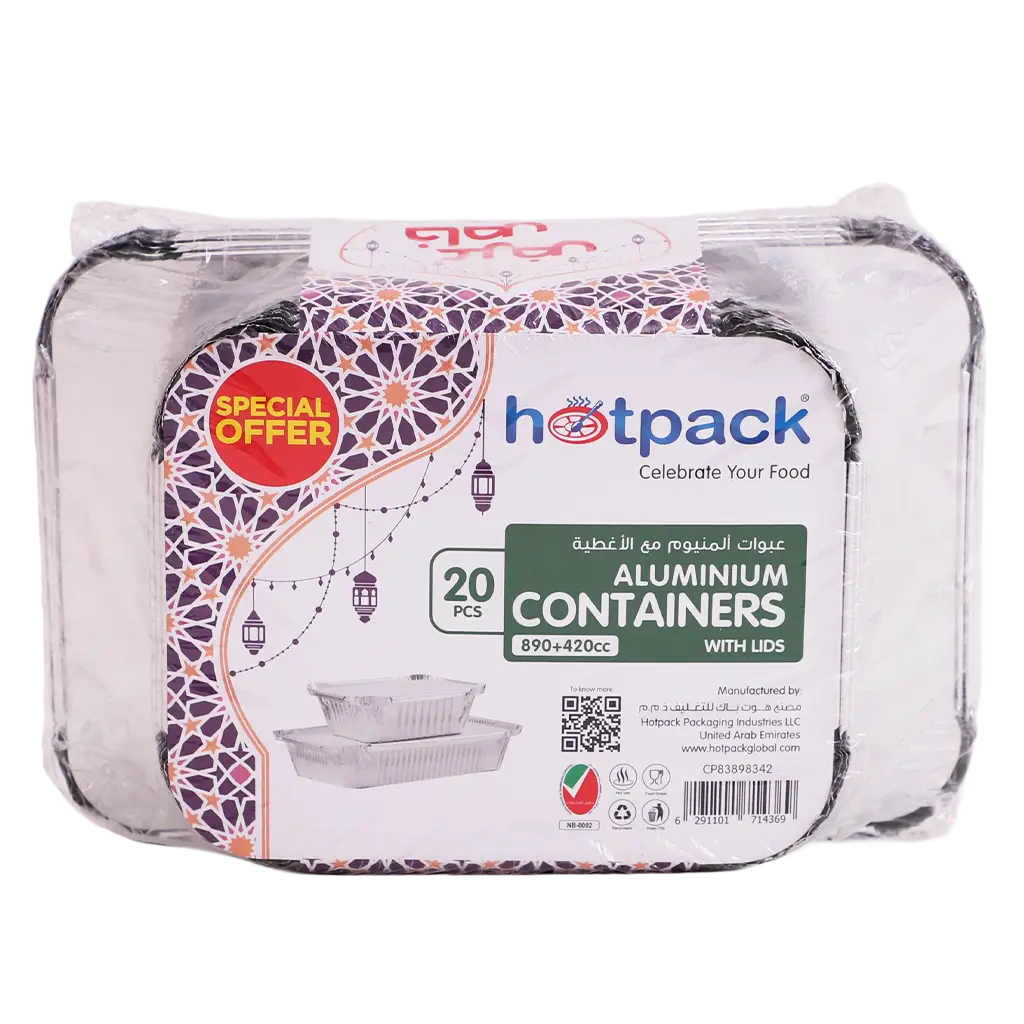 Hotpack Aluminium Container 8389+8342 20pcs - view 2